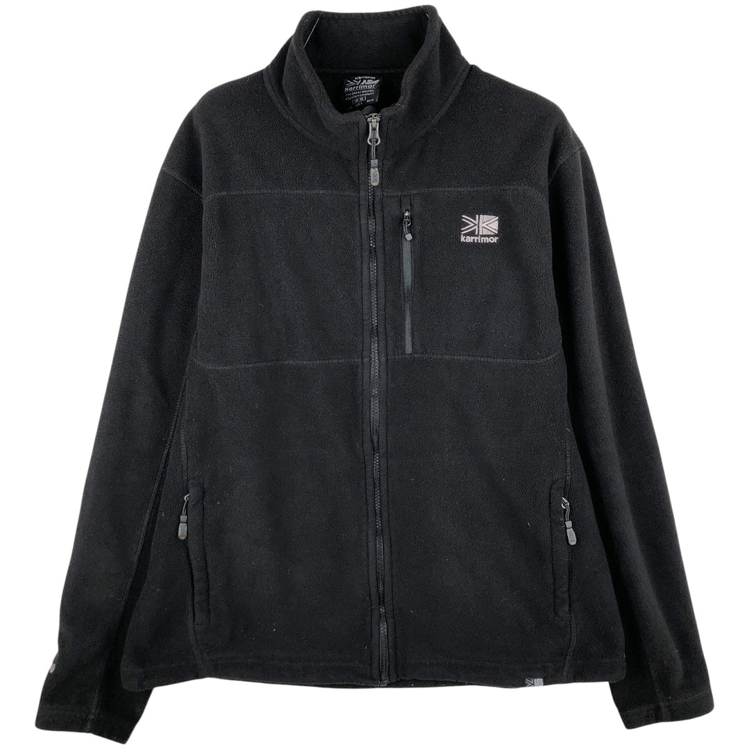 Karrimor fleece jacket, men's size M polyester black type Vintage Second Hand