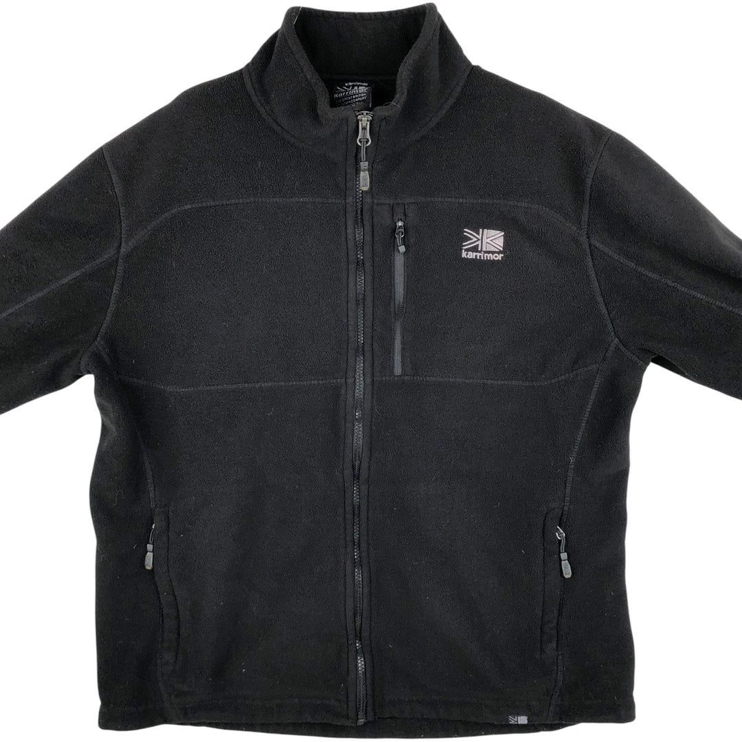 Karrimor fleece jacket, men's size M polyester black type Vintage Second Hand