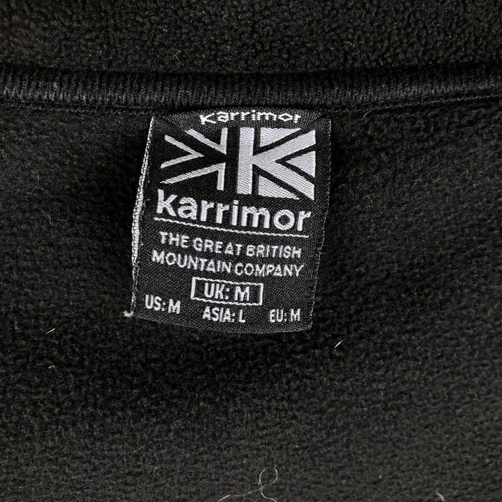 Karrimor fleece jacket, men's size M polyester black type Vintage Second Hand