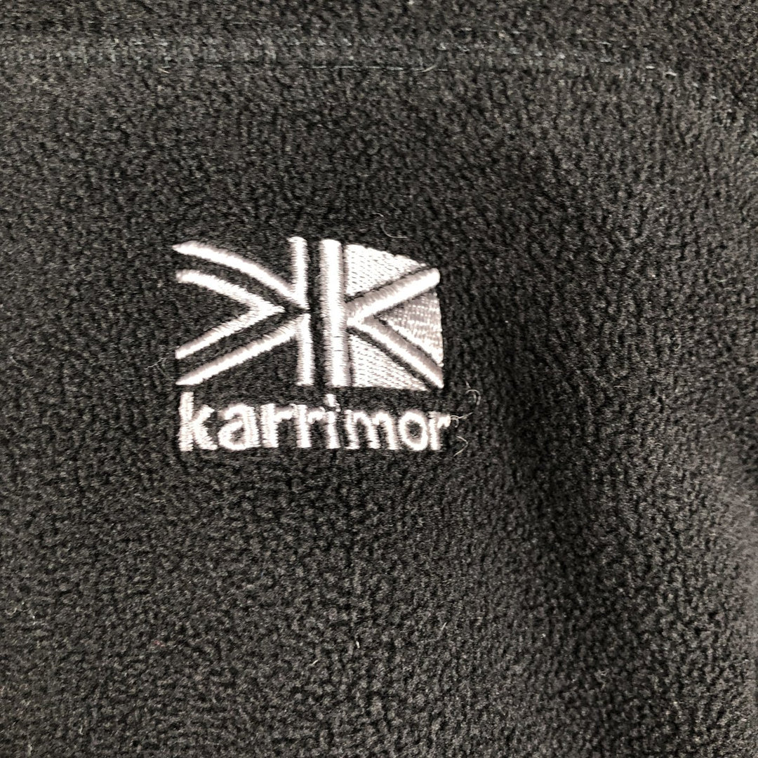 Karrimor fleece jacket, men's size M polyester black type Vintage Second Hand