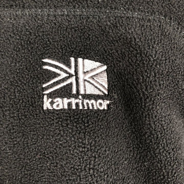 Karrimor fleece jacket, men's size M polyester black type Vintage Second Hand