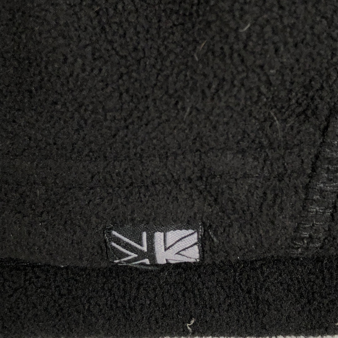 Karrimor fleece jacket, men's size M polyester black type Vintage Second Hand
