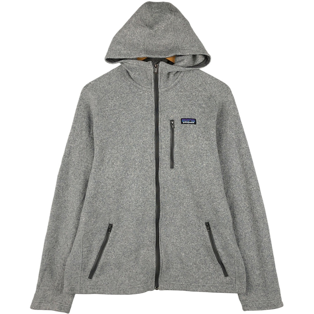Patagonia Better Sweater Hoody 25862FA12 Fleece Full-Zip Hoodie, Men's Size L polyester gray type Vintage Second Hand
