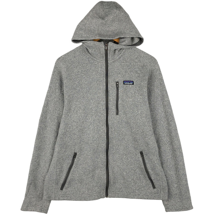 Patagonia Better Sweater Hoody 25862FA12 Fleece Full-Zip Hoodie, Men's Size L polyester gray type Vintage Second Hand