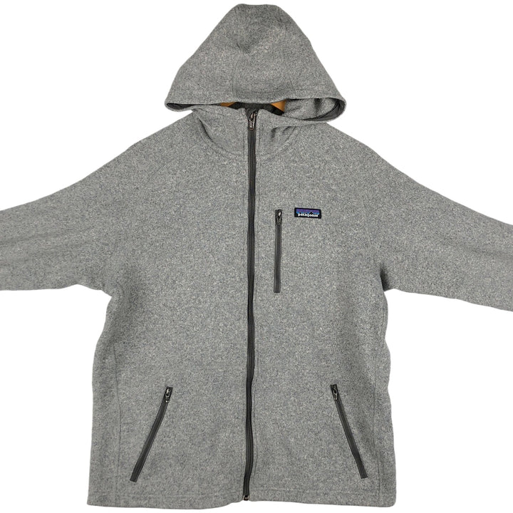 Patagonia Better Sweater Hoody 25862FA12 Fleece Full-Zip Hoodie, Men's Size L polyester gray type Vintage Second Hand
