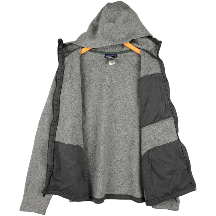 Patagonia Better Sweater Hoody 25862FA12 Fleece Full-Zip Hoodie, Men's Size L polyester gray type Vintage Second Hand