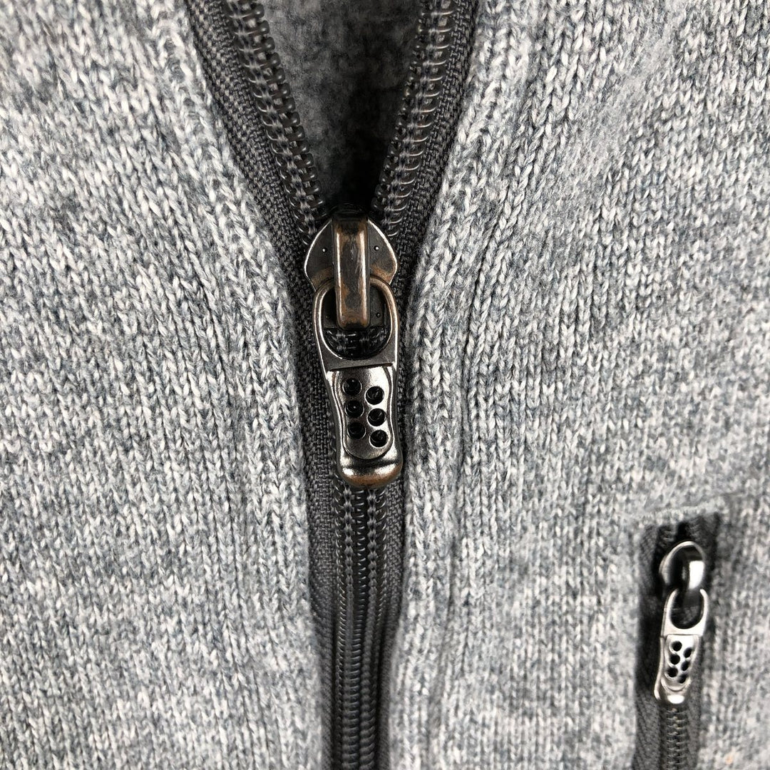 Patagonia Better Sweater Hoody 25862FA12 Fleece Full-Zip Hoodie, Men's Size L polyester gray type Vintage Second Hand