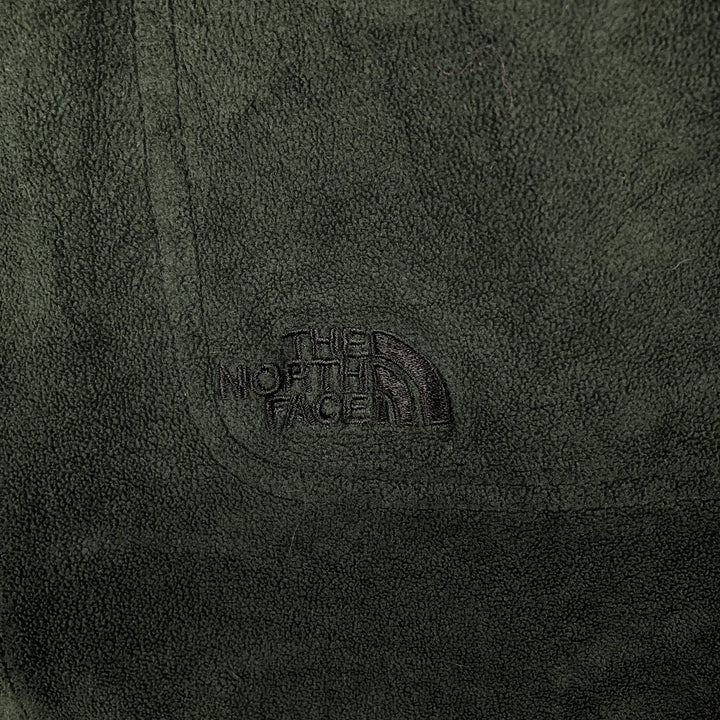 90s-00'S THE NORTH FACE fleece jacket, shirt jacket, men's size L polyester Green type dark green Vintage Second Hand
