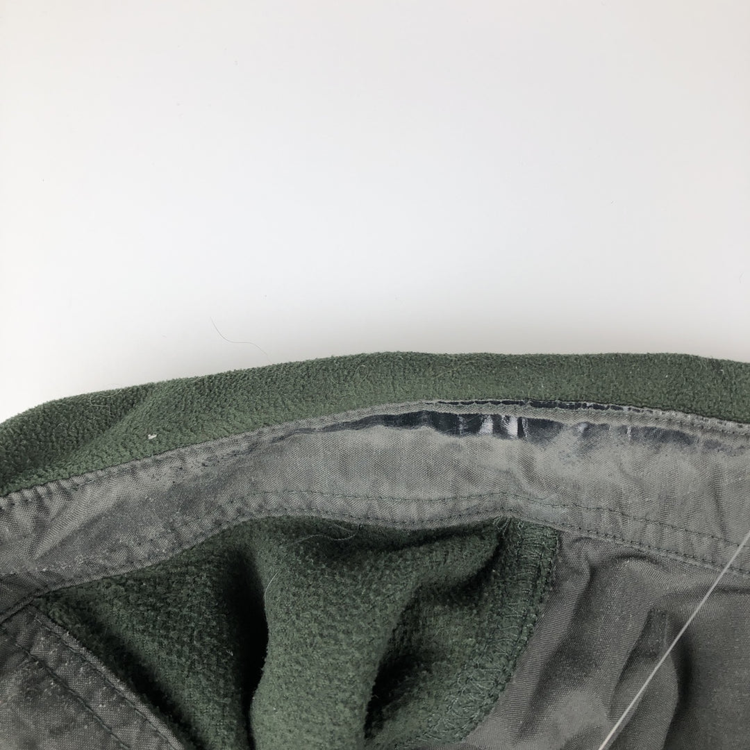 90s-00'S THE NORTH FACE fleece jacket, shirt jacket, men's size L polyester Green type dark green Vintage Second Hand