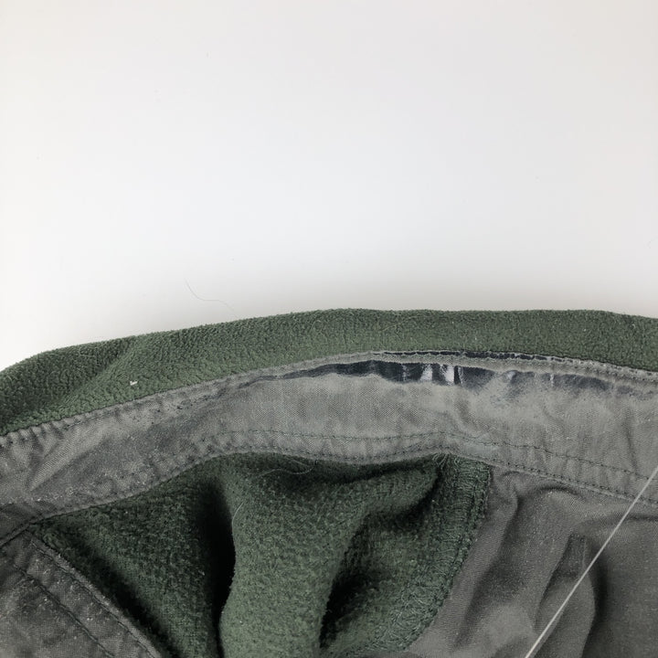 90s-00'S THE NORTH FACE fleece jacket, shirt jacket, men's size L polyester Green type dark green Vintage Second Hand