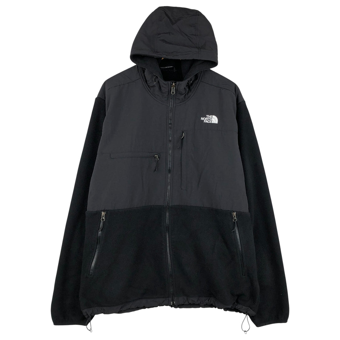 The North Face Denali Jacket, Nylon and Fleece Parka, Men's XL recycled polyester black type Vintage Second Hand
