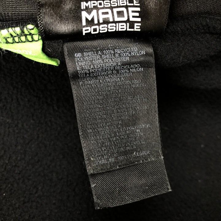 The North Face Denali Jacket, Nylon and Fleece Parka, Men's XL recycled polyester black type Vintage Second Hand