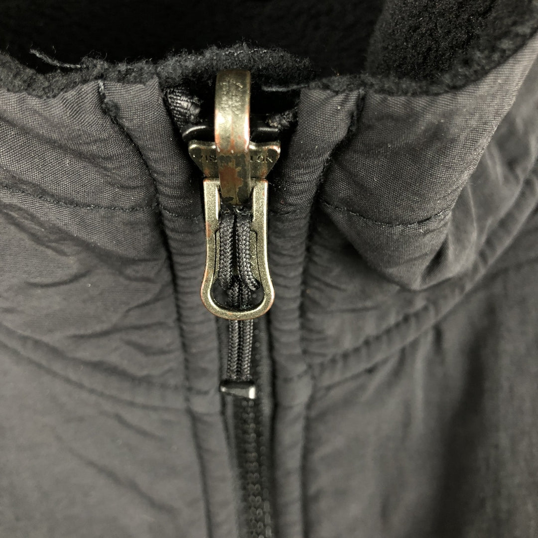 The North Face Denali Jacket, Nylon and Fleece Parka, Men's XL recycled polyester black type Vintage Second Hand