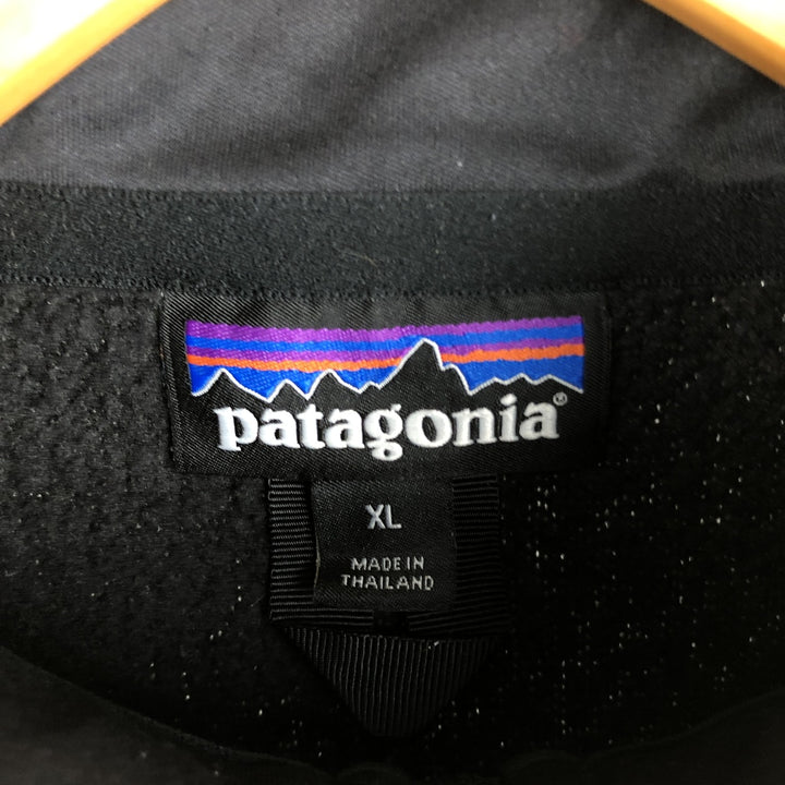 Patagonia Better Sweater PO 25617FA16 Fleece Pullover, Men's XL polyester Charcoal Vintage Second Hand
