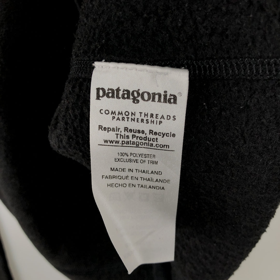 Patagonia Better Sweater PO 25617FA16 Fleece Pullover, Men's XL polyester Charcoal Vintage Second Hand
