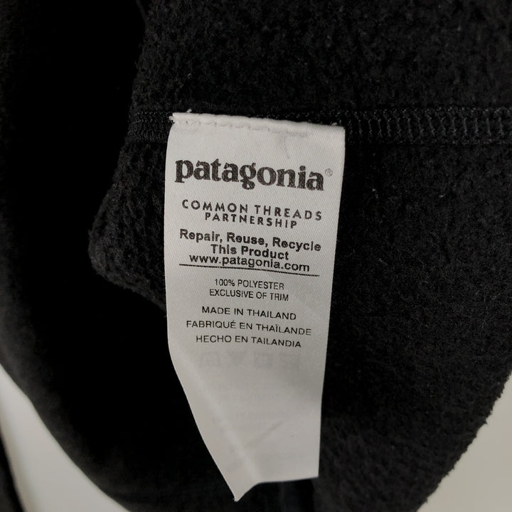 Patagonia Better Sweater PO 25617FA16 Fleece Pullover, Men's XL polyester Charcoal Vintage Second Hand