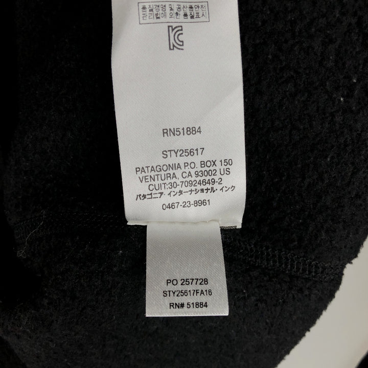 Patagonia Better Sweater PO 25617FA16 Fleece Pullover, Men's XL polyester Charcoal Vintage Second Hand