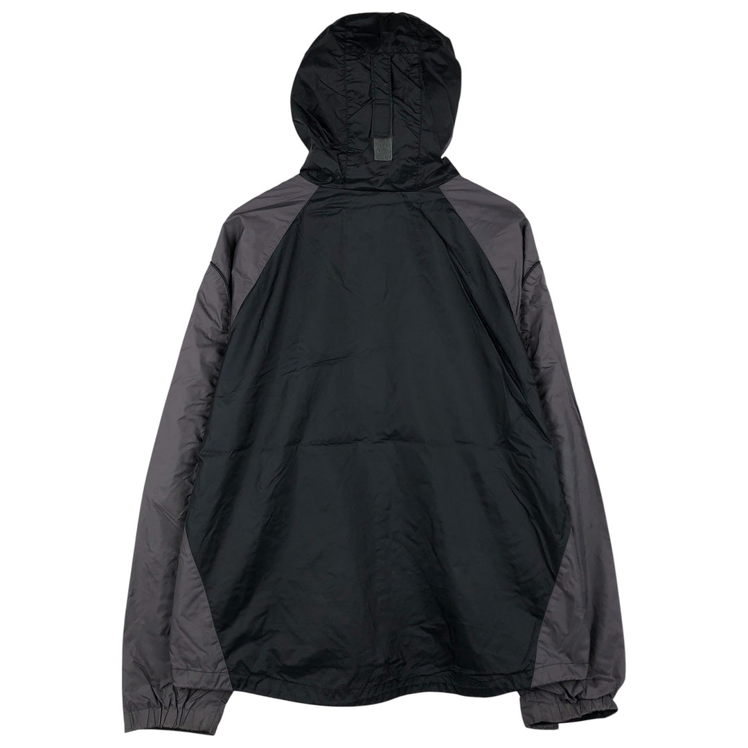 Columbia Mountain Parka Shell Jacket Men's XL Size Nylon black type Vintage Second Hand