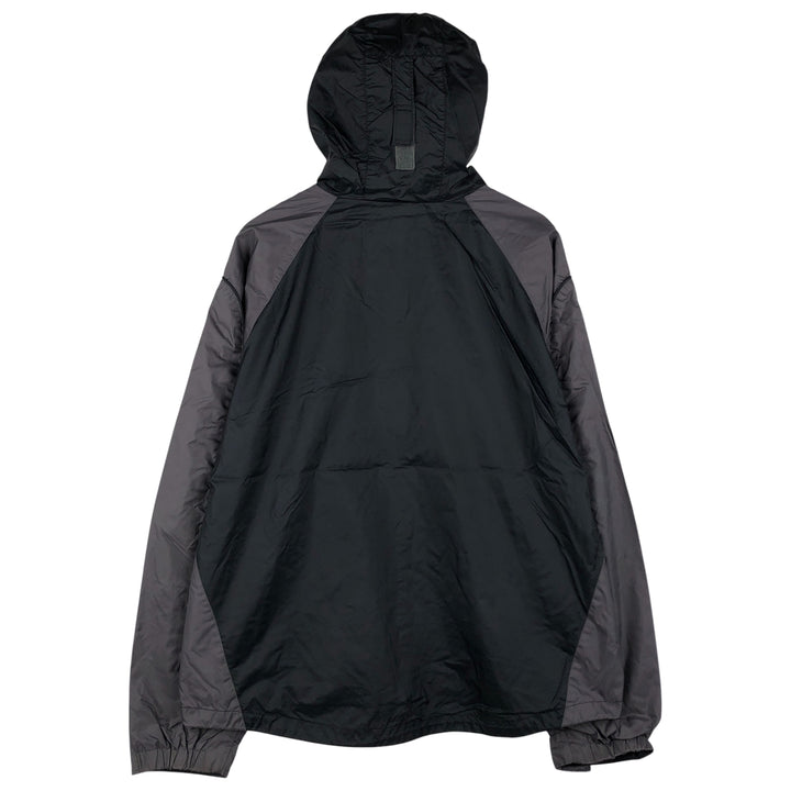 Columbia Mountain Parka Shell Jacket Men's XL Size Nylon black type Vintage Second Hand