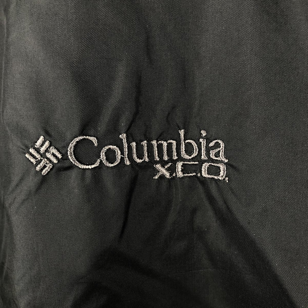 Columbia Mountain Parka Shell Jacket Men's XL Size Nylon black type Vintage Second Hand