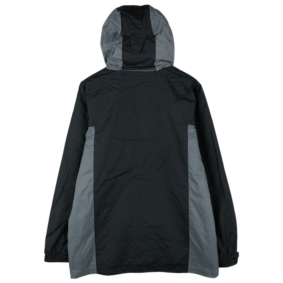 Columbia Mountain Parka Shell Jacket, Men's Size M Nylon black type Vintage Second Hand