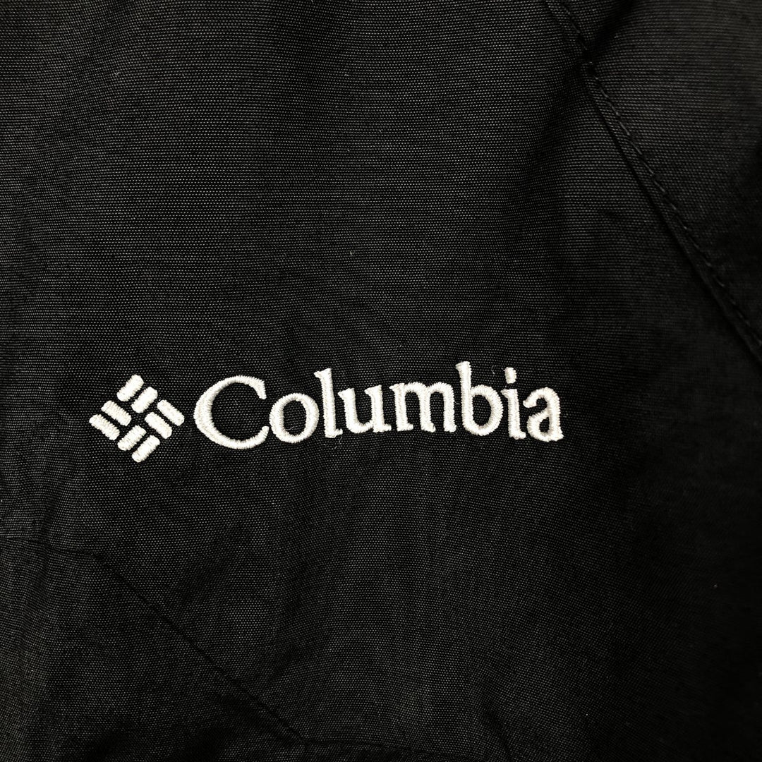 Columbia Mountain Parka Shell Jacket, Men's Size M Nylon black type Vintage Second Hand