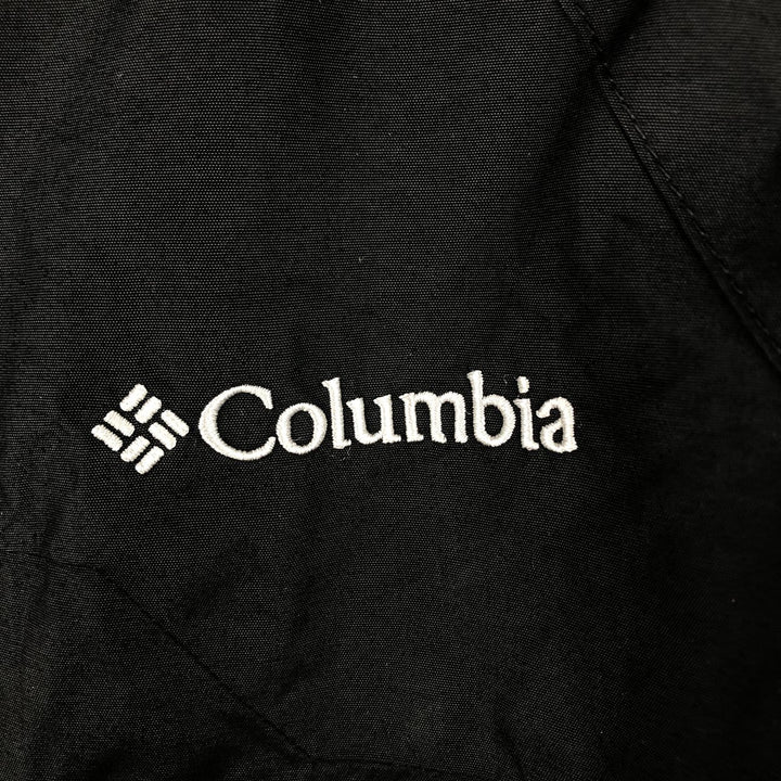 Columbia Mountain Parka Shell Jacket, Men's Size M Nylon black type Vintage Second Hand