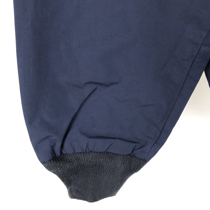 2000'S LLBean Nylon Blouson, Men's Size L Nylon navy blue type Vintage Second Hand