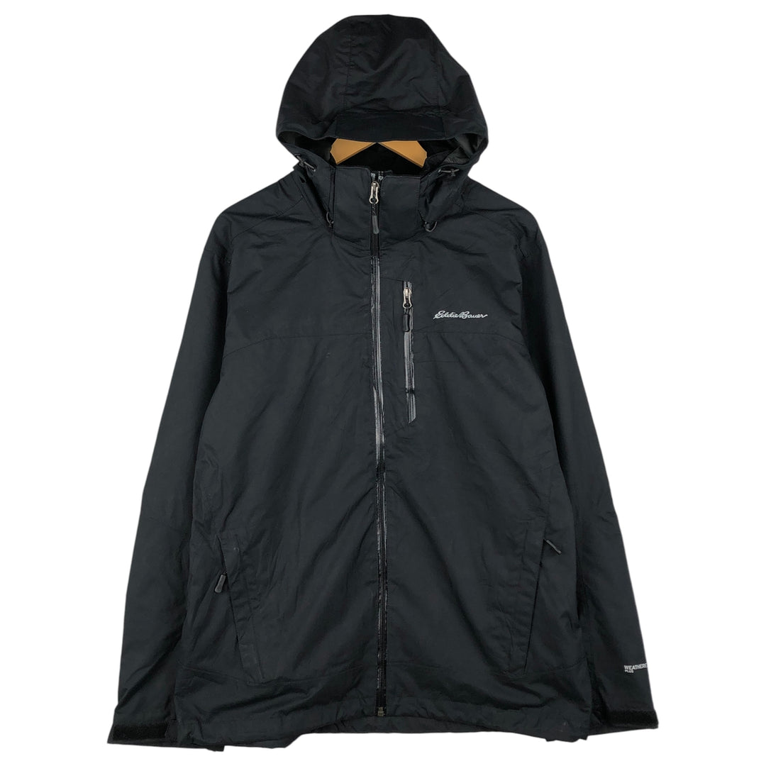Eddie Bauer Windbreaker Men's M size polyester black type Vintage Second Hand