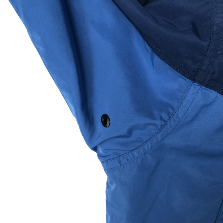 90s-00'S Columbia Half-Zip Anorak Parka, Men's Size L polyester blue type Vintage Second Hand