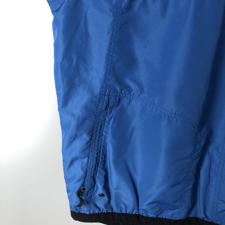 90s-00'S Columbia Half-Zip Anorak Parka, Men's Size L polyester blue type Vintage Second Hand