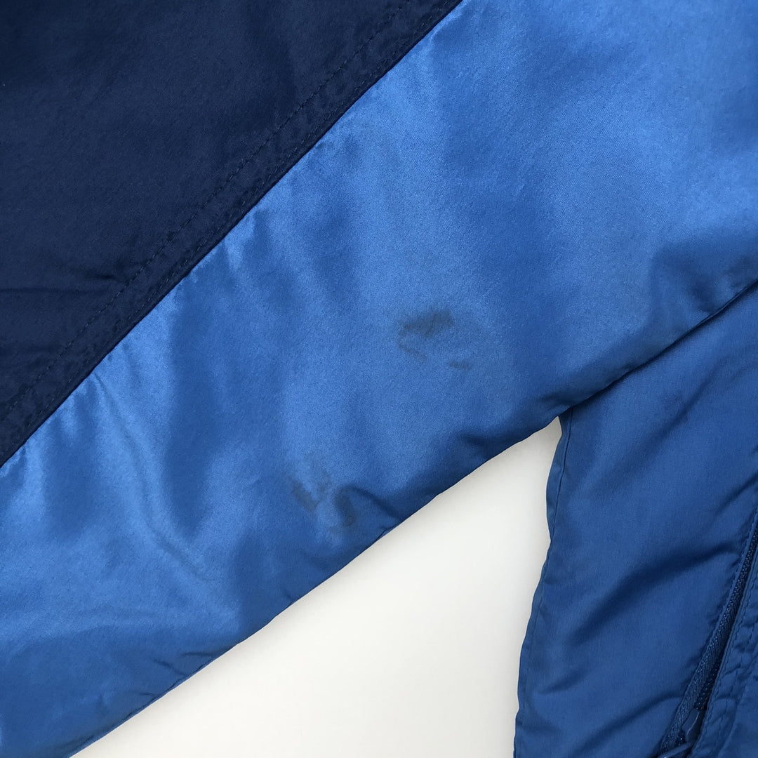 90s-00'S Columbia Half-Zip Anorak Parka, Men's Size L polyester blue type Vintage Second Hand