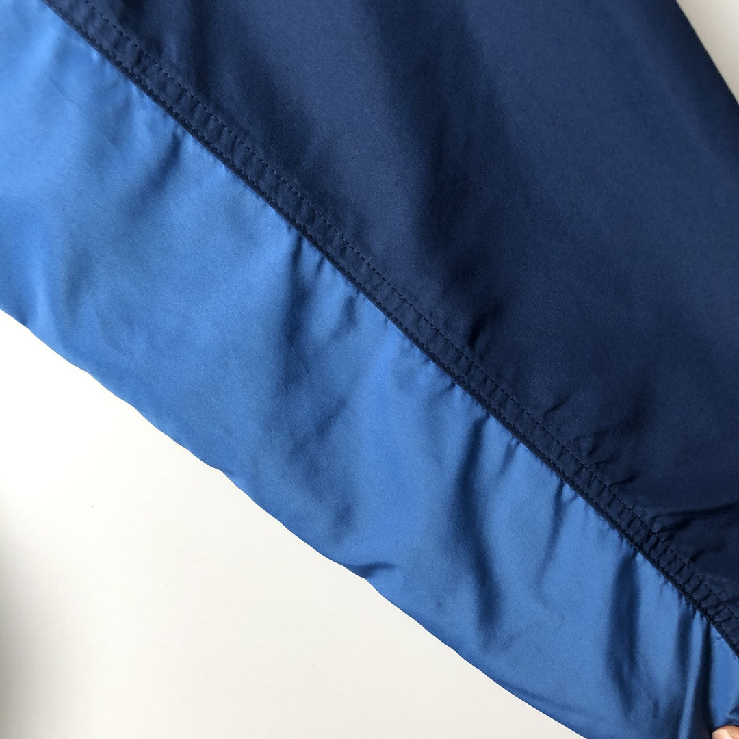 90s-00'S Columbia Half-Zip Anorak Parka, Men's Size L polyester blue type Vintage Second Hand