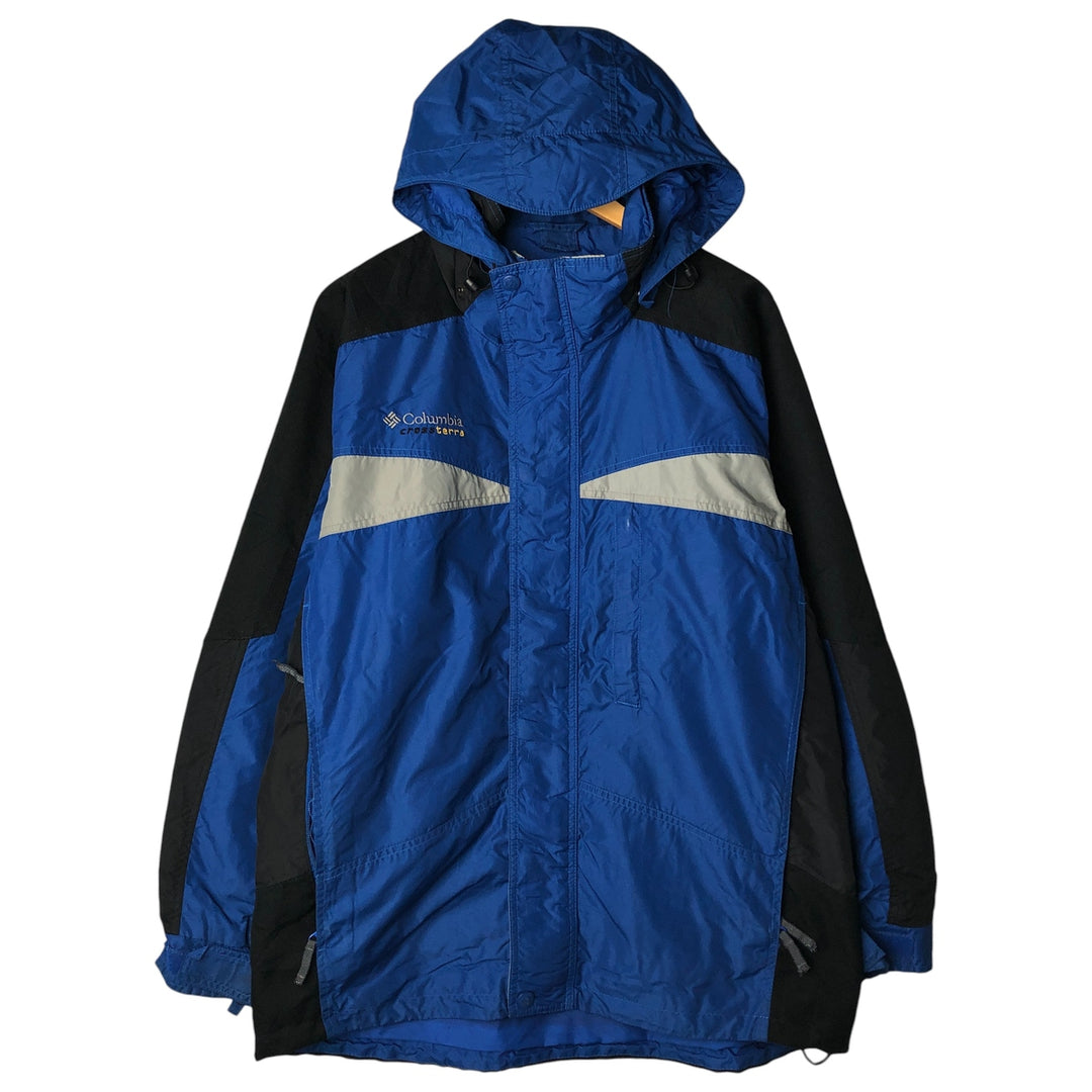 90s~00'S Columbia Mountain Parka Shell Jacket Men's M size unclear blue type Vintage Second Hand