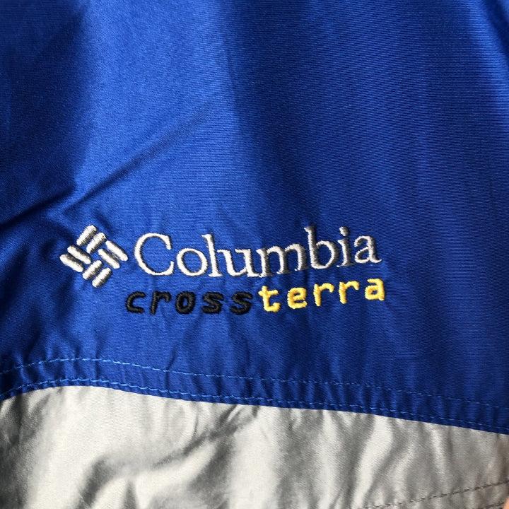 90s~00'S Columbia Mountain Parka Shell Jacket Men's M size unclear blue type Vintage Second Hand