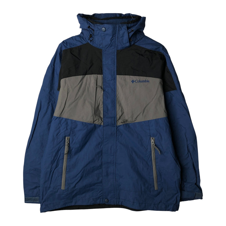 Columbia Mountain Jacket, Shell Jacket, Men's Size M Nylon blue type Vintage Second Hand