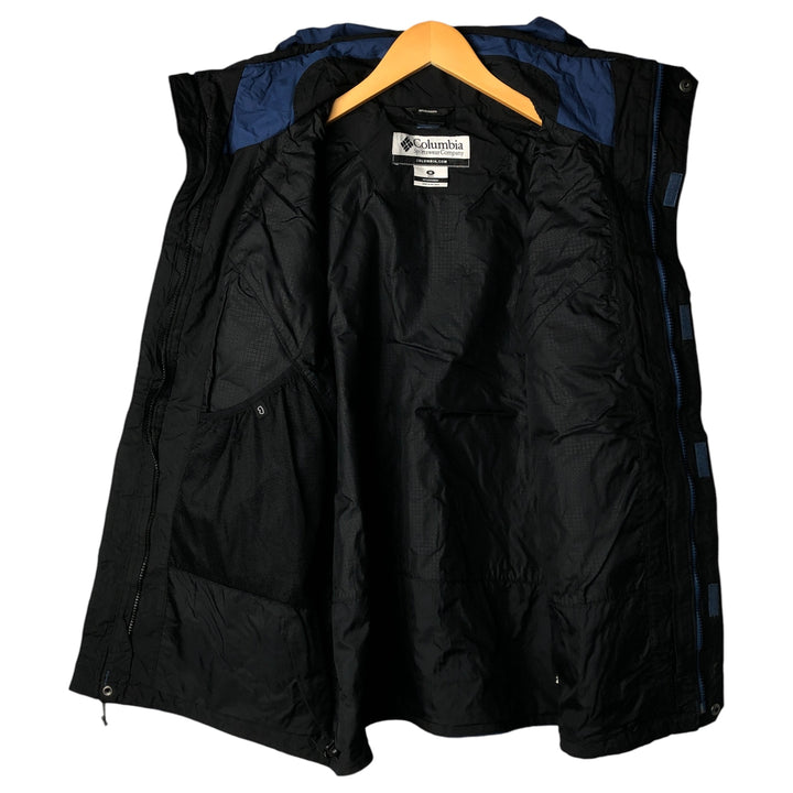 Columbia Mountain Jacket, Shell Jacket, Men's Size M Nylon blue type Vintage Second Hand