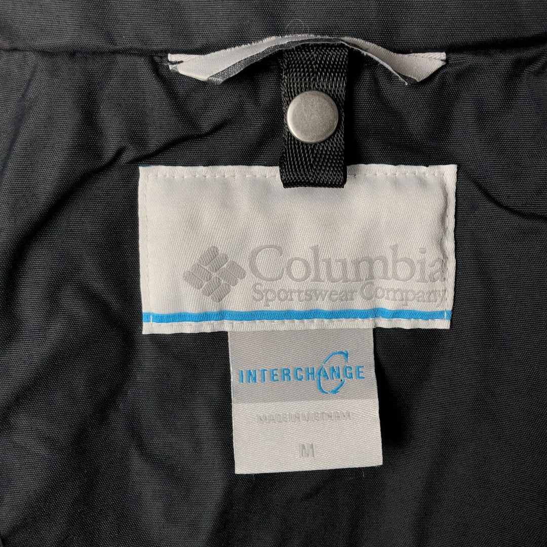Columbia Mountain Parka Shell Jacket, Men's Size M Nylon black type Vintage Second Hand
