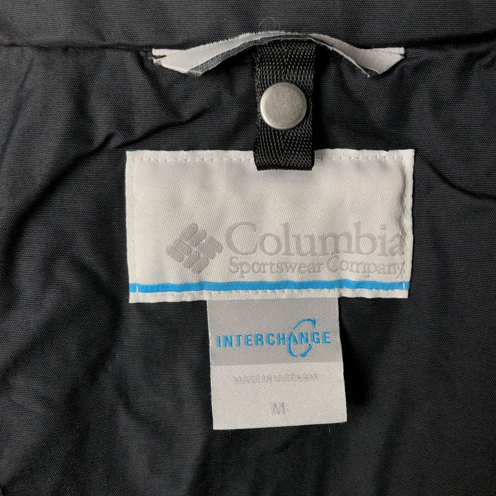 Columbia Mountain Parka Shell Jacket, Men's Size M Nylon black type Vintage Second Hand
