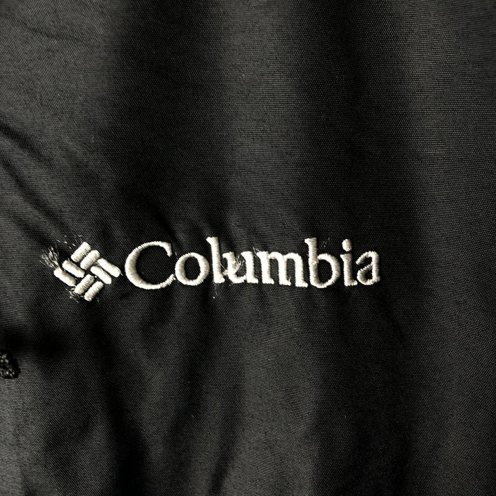 Columbia Mountain Parka Shell Jacket, Men's Size M Nylon black type Vintage Second Hand