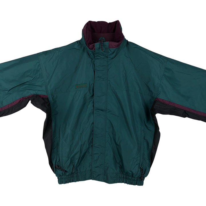 90'S Columbia Mountain Jacket, Shell Jacket, White Tag, Men's Size L, Vintage Nylon Green type dark green Vintage Second Hand