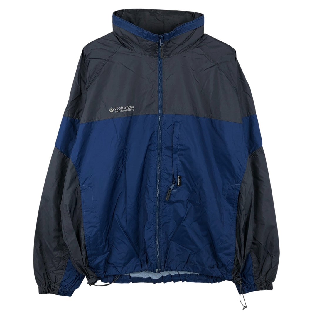 2000'S Columbia Nylon Jacket, Men's XL Nylon black type Vintage Second Hand