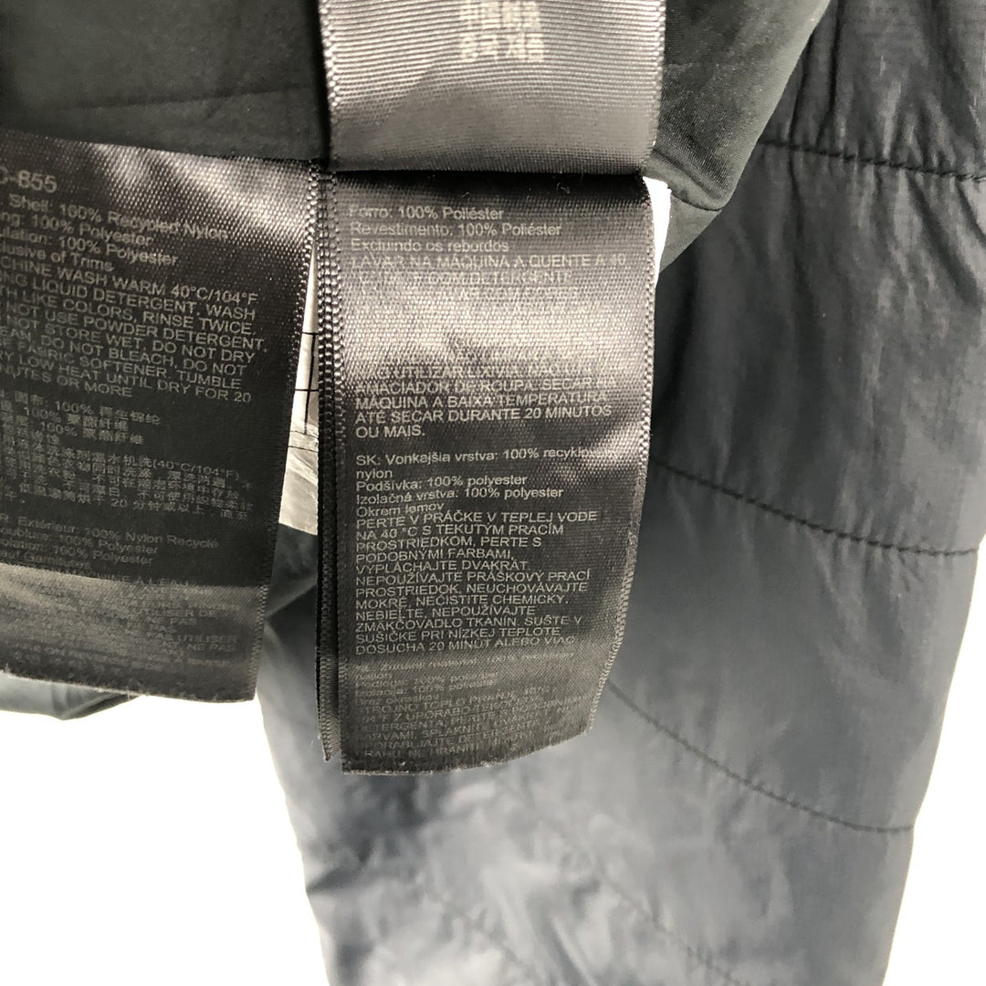 Marmot Farmers Insurance Advertising Men's Padded Puffer Jacket (Size L) Recycled nylon black type Vintage Second Hand