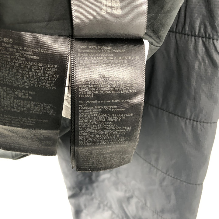 Marmot Farmers Insurance Advertising Men's Padded Puffer Jacket (Size L) Recycled nylon black type Vintage Second Hand