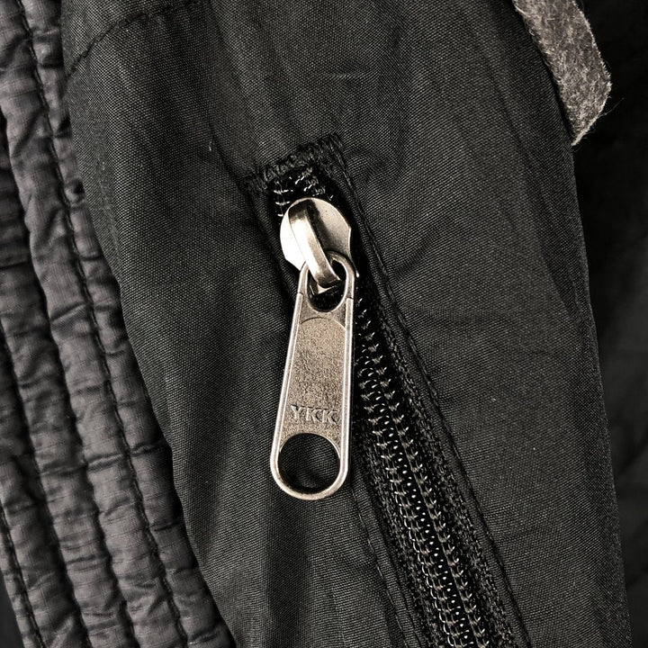 Marmot Farmers Insurance Advertising Men's Padded Puffer Jacket (Size L) Recycled nylon black type Vintage Second Hand