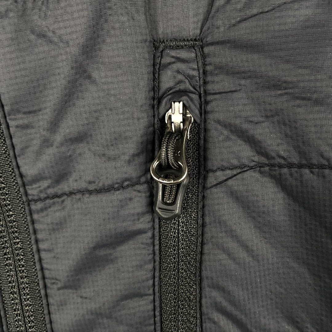 Marmot Farmers Insurance Advertising Men's Padded Puffer Jacket (Size L) Recycled nylon black type Vintage Second Hand