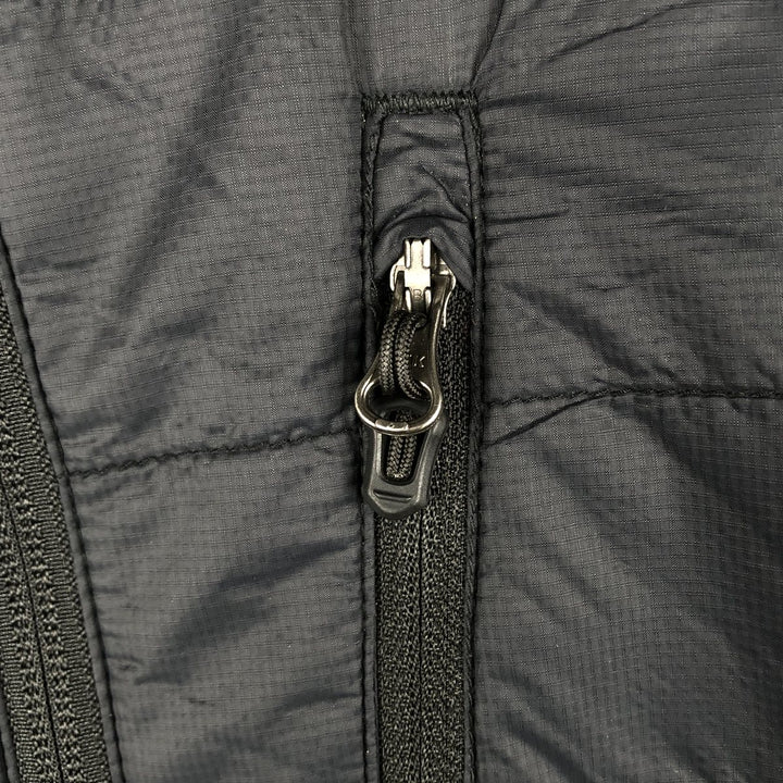 Marmot Farmers Insurance Advertising Men's Padded Puffer Jacket (Size L) Recycled nylon black type Vintage Second Hand