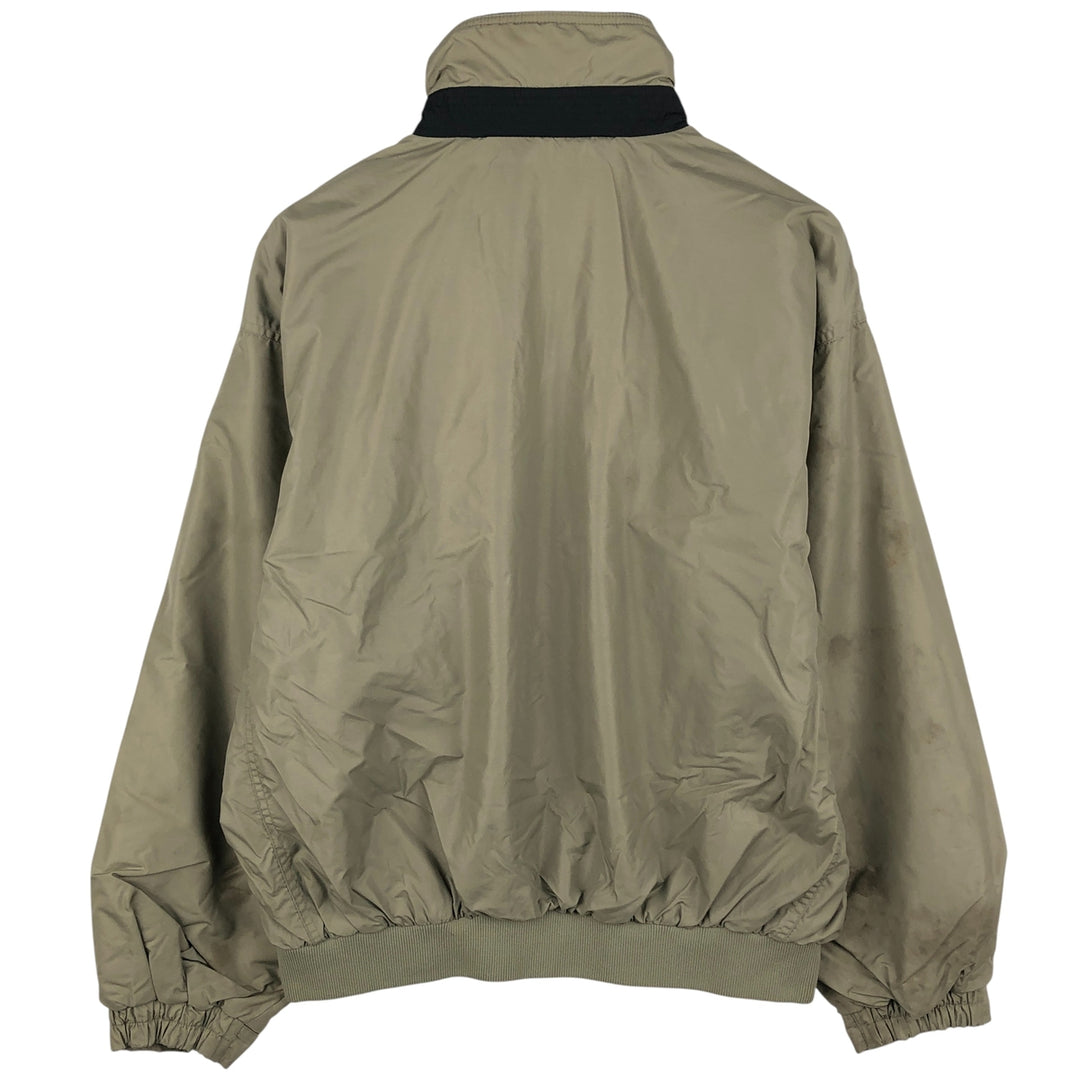 2000'S Columbia padded puffer jacket, men's size L Nylon Khaki type sage green Vintage Second Hand