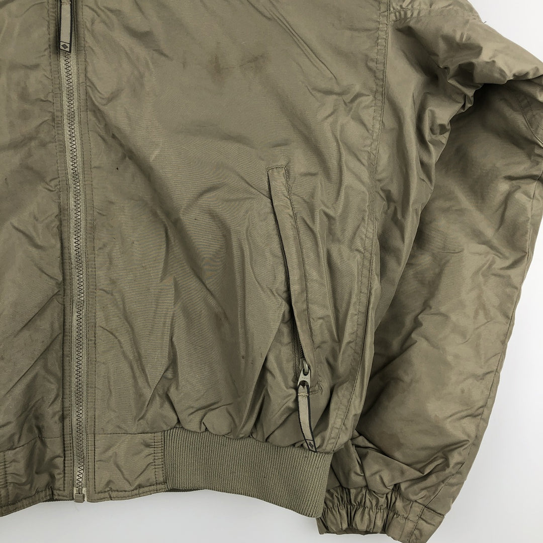2000'S Columbia padded puffer jacket, men's size L Nylon Khaki type sage green Vintage Second Hand