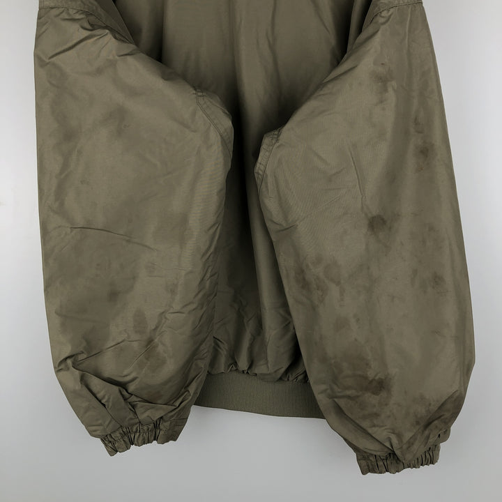 2000'S Columbia padded puffer jacket, men's size L Nylon Khaki type sage green Vintage Second Hand